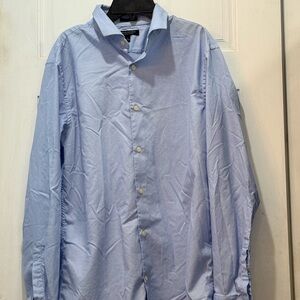 Banana Republic Blue Casual Button Down Shirt Size Large